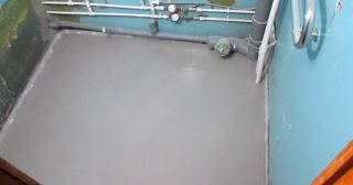 Наливной пол в туалете Киржач, цена от 867 руб.